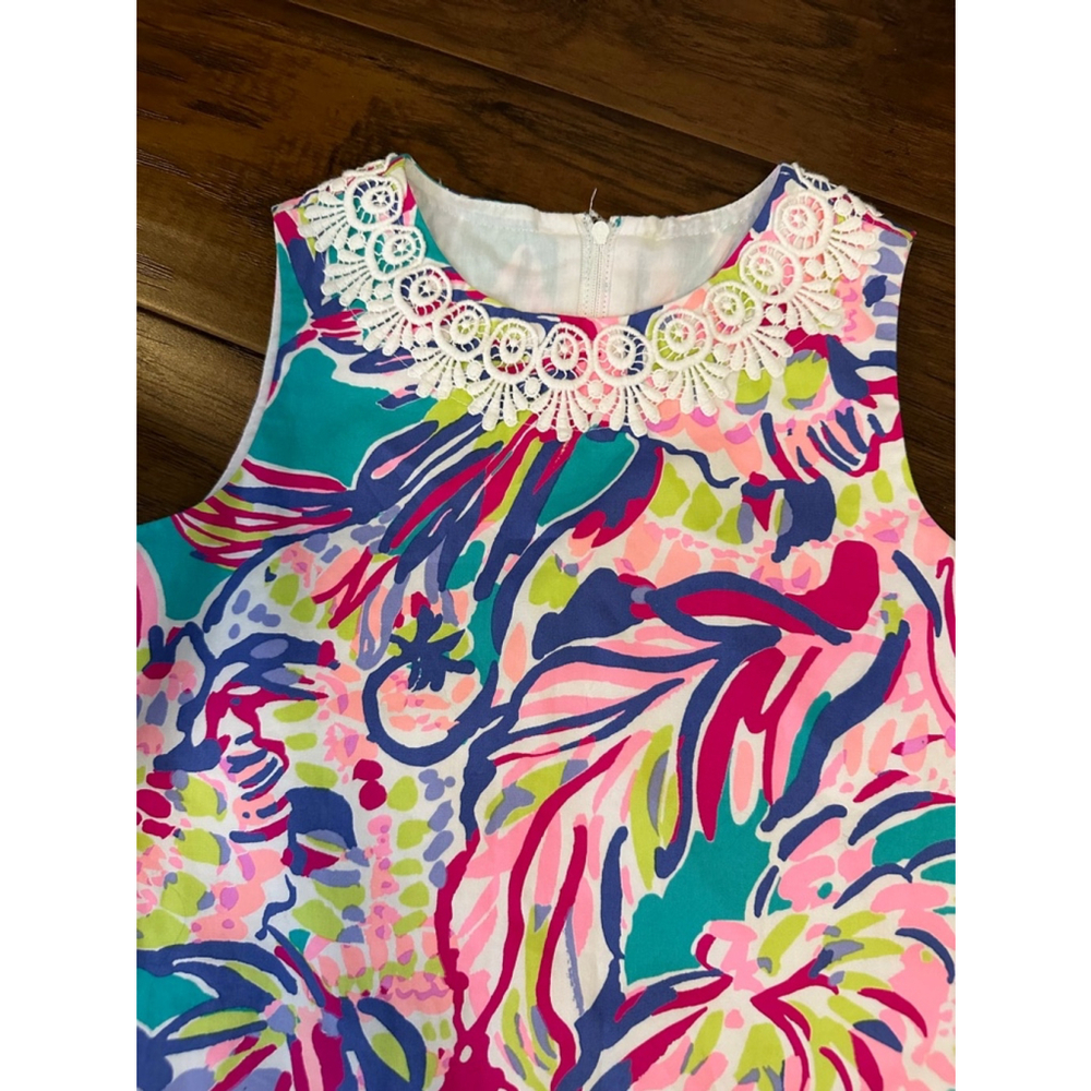 Lilly Pulitzer Dress Floral 8 Girls - Picture 2 of 5